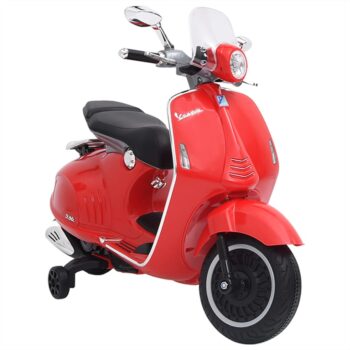 Električni skuter Vespa GTS300 rdeč