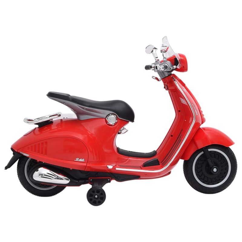 Električni skuter Vespa GTS300 rdeč