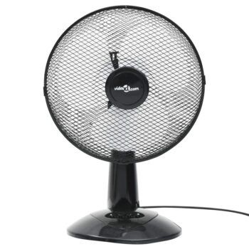 Namizni ventilator 3 hitrosti 30 cm 40 W črn