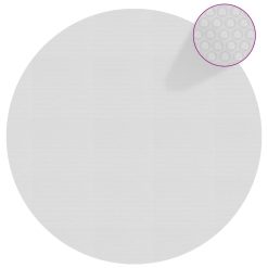 Plavajoča PE solarna folija za bazen 455 cm siva