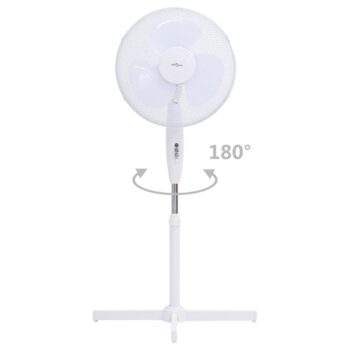 Stoječi ventilator Φ40 cm 120 cm bel