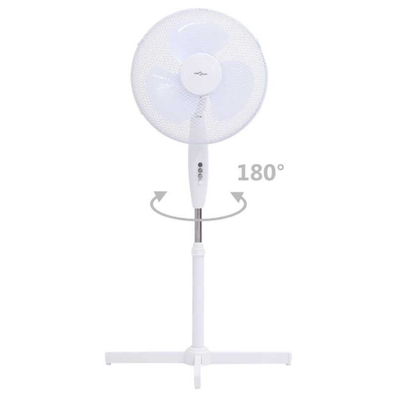Stoječi ventilator Φ40 cm 120 cm bel