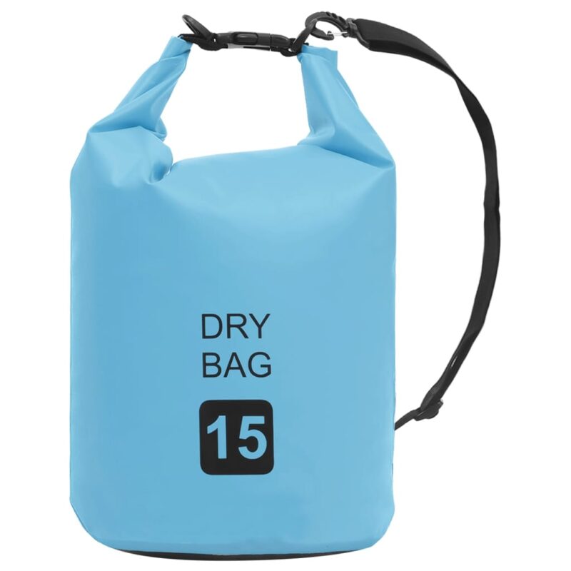 Torba Dry Bag modra 15 L PVC