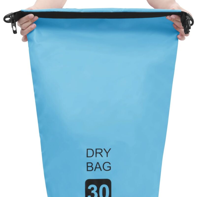 Torba Dry Bag modra 30 L PVC