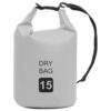 Torba Dry Bag siva 15 L PVC