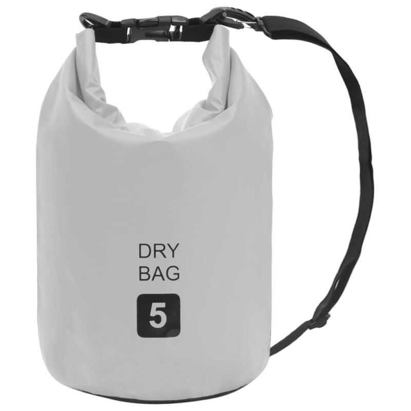 Torba Dry Bag siva 5 L PVC