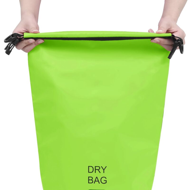 Torba Dry Bag zelena 10 L PVC