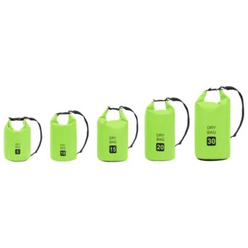 Torba Dry Bag zelena 20 L PVC