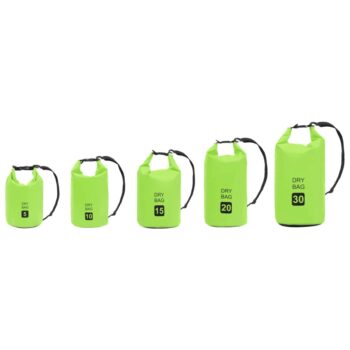 Torba Dry Bag zelena 30 L PVC
