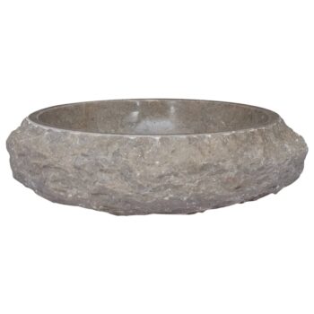 Umivalnik siv Ø40x12 cm marmor