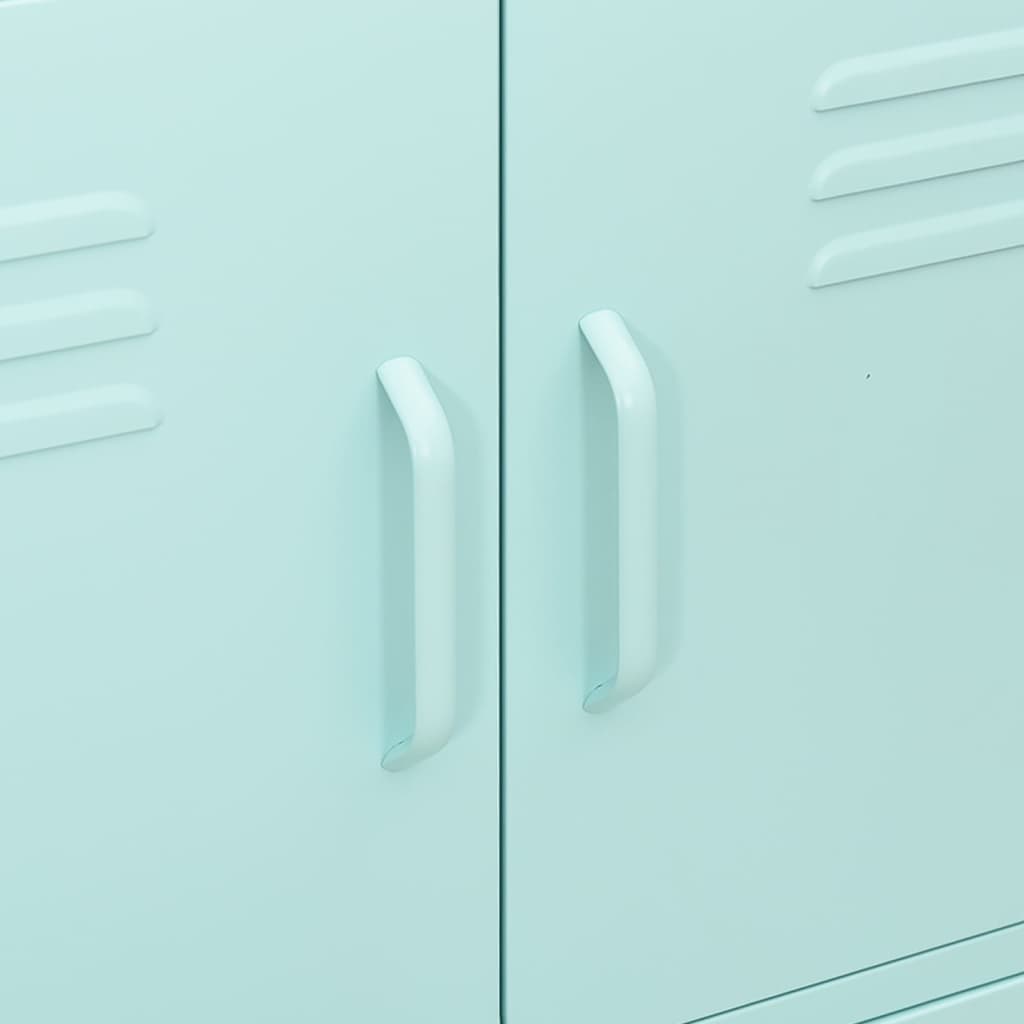 Omara za shranjevanje mint zelena 80x35x101