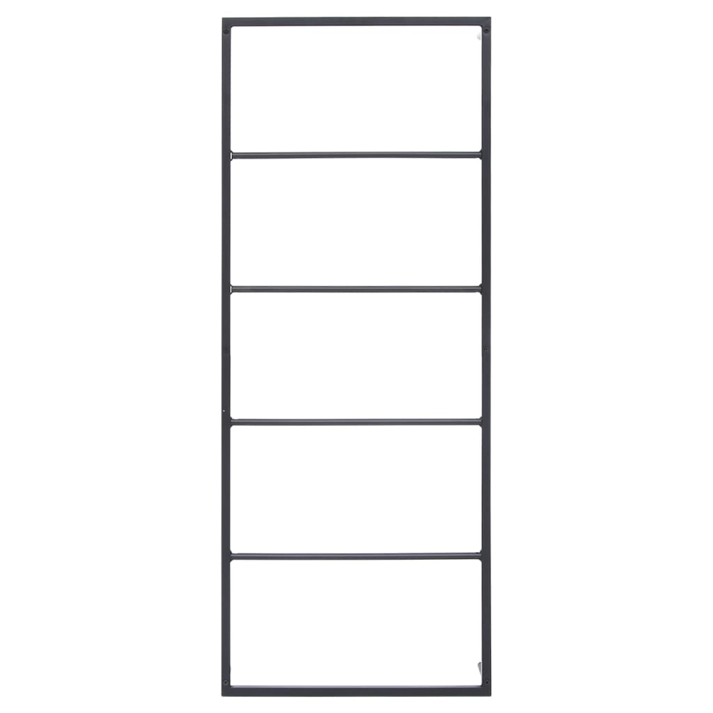 Stojalo za brisače črno 45x10x115 cm jeklo