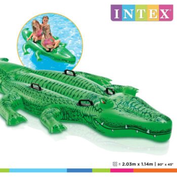 Intex Napihljiva blazina aligator 203x114 cm