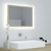 LED kopalniško ogledalo sonoma hrast 60x8