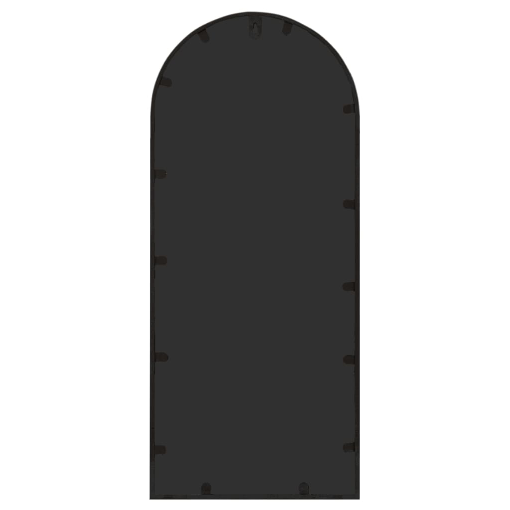 Ogledalo črno 100x45 cm železno za notranjo uporabo