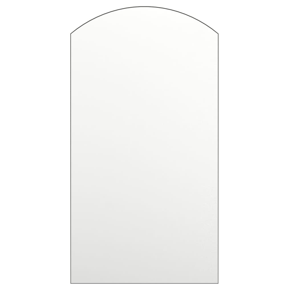 Ogledalo z LED lučkami 90x45 cm stekleno z lokom