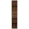 Knjižna omara rjavi hrast 36x30x171 cm konstruiran les