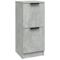 Komoda betonsko siva 30x30x70 cm konstruiran les