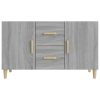 Komoda siva sonoma 100x36x60 cm konstruiran les