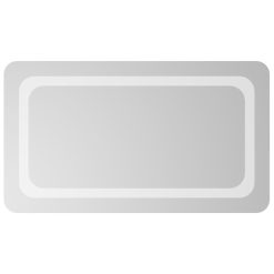 LED kopalniško ogledalo 40x70 cm