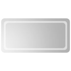 LED kopalniško ogledalo 50x100 cm