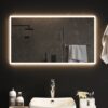 LED kopalniško ogledalo 50x90 cm