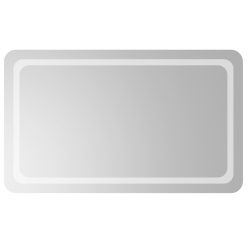 LED kopalniško ogledalo 60x100 cm