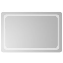 LED kopalniško ogledalo 60x90 cm