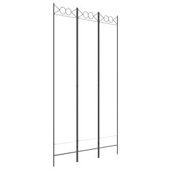 Paravan 3-delni bel 120x220 cm blago