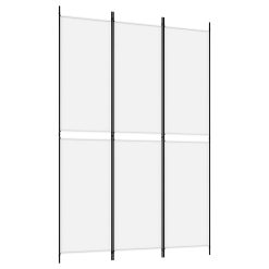 Paravan 3-delni bel 150x220 cm blago