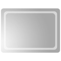 LED kopalniško ogledalo 80x60 cm