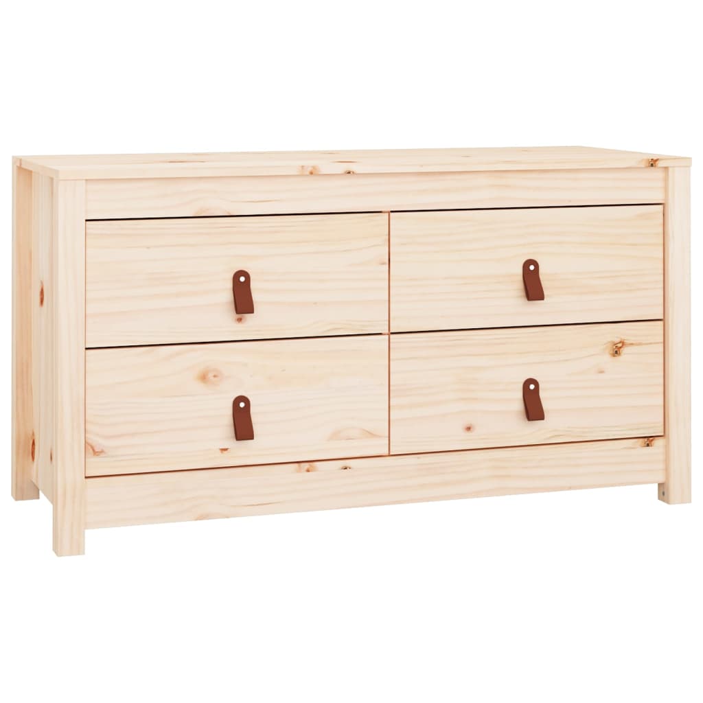 Stranska omarica 100x40x54 cm trdna borovina