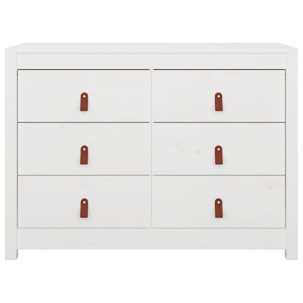 TV omarica bela 100x40x72 cm trdna borovina