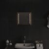 LED kopalniško ogledalo 30x30 cm