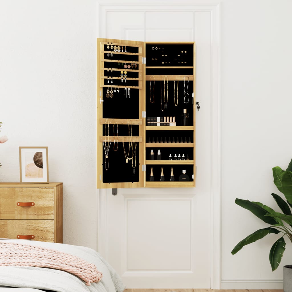 Omarica za nakit z ogledalom stenska 37