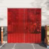 Zavesa za vrata rdeča 200 mm x 1