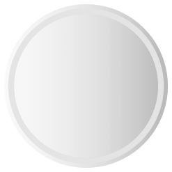 LED kopalniško ogledalo 70 cm okroglo