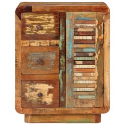 Komoda s 3 predali 55x30x70 cm trden predelan les