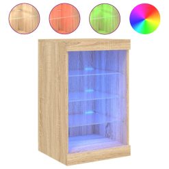 Komoda z LED lučkami sonoma hrast 41x37x67 cm