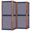 Paravan 4-delni temno moder 280x180 cm