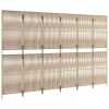 Pregrada za sobo 6 plošč bež poli ratan