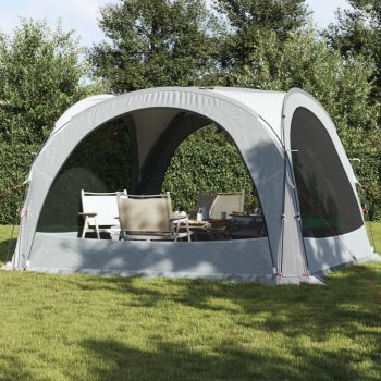 Vrtni šotor bel 360x360x215 cm 185T taft