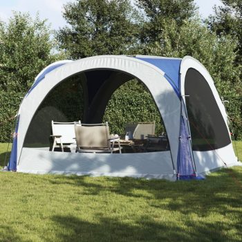Vrtni šotor moder 360x360x215 cm 185T taft