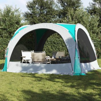 Vrtni šotor zelen 360x360x215 cm 185T taft