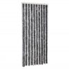 Zavesa proti mrčesu siva in črna 100x230 cm šenilja