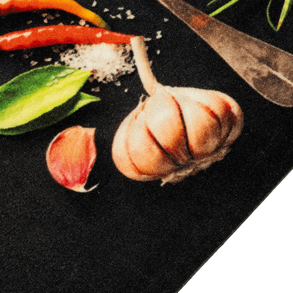 Kuhinjska preproga pralna začimbe 60x300 cm žamet