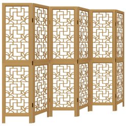 Paravan 6-delni rjav trden les pavlovnije