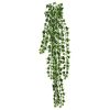 Umetne viseče rastline 12 kom 339 listov 90 cm zelene in bele