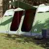 Družinski šotor za 8 oseb zelen vodoodporen