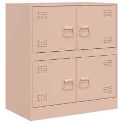 Komoda roza 67x39x73 cm jeklo